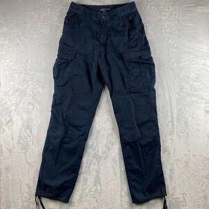 5.11 Tactical Pants Mens 30x33 Blue Twill TDU Cargo Canvas Utility 74004